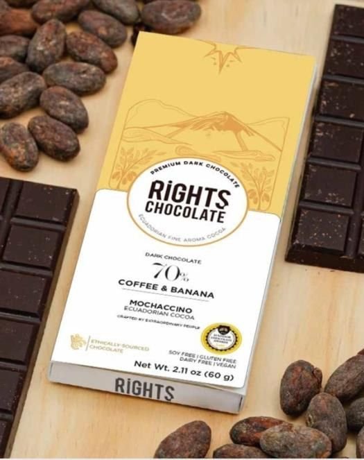 Barra Rights Mochaccino 70 % café y banano