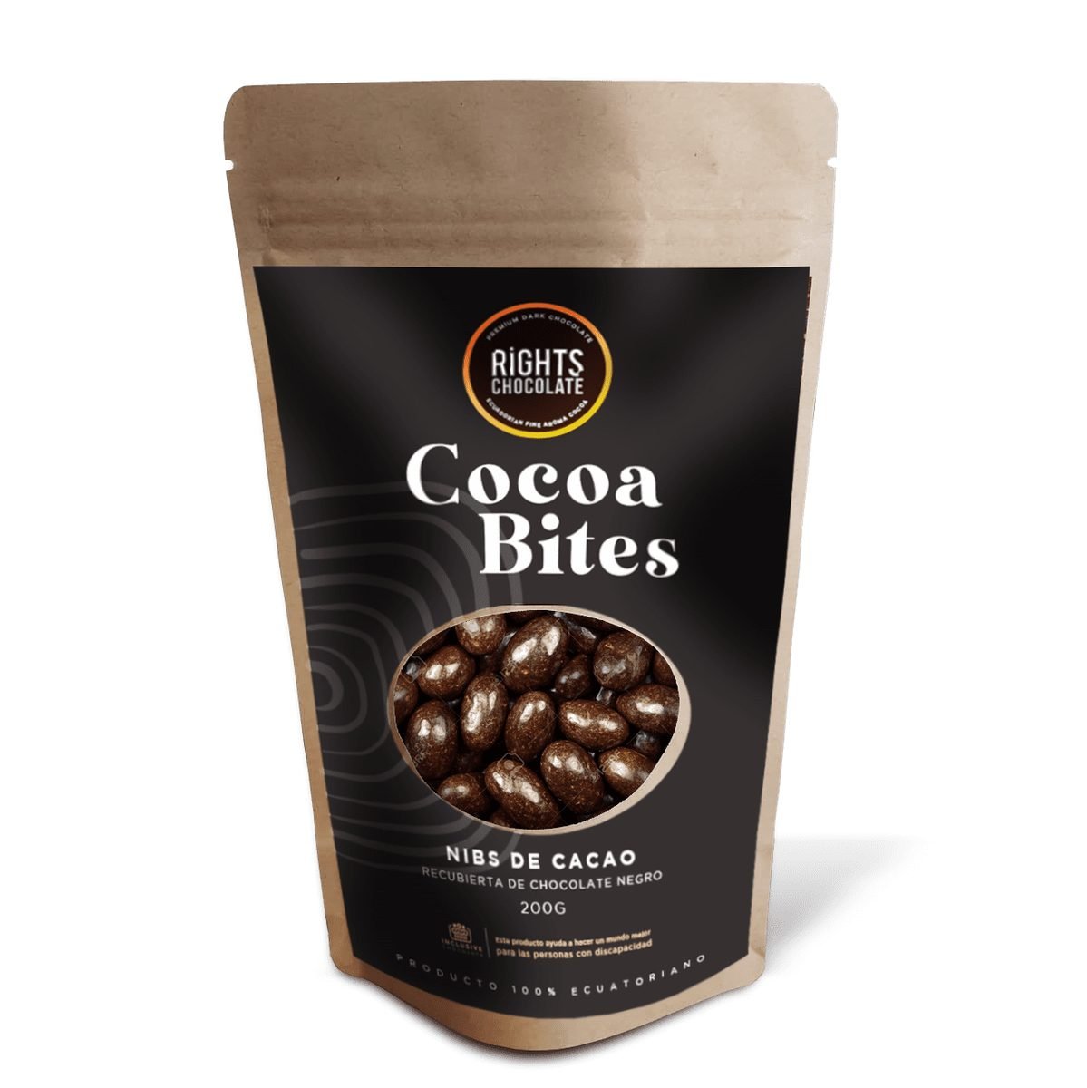 Nibs de cacao cubiertos de chocolate Rights