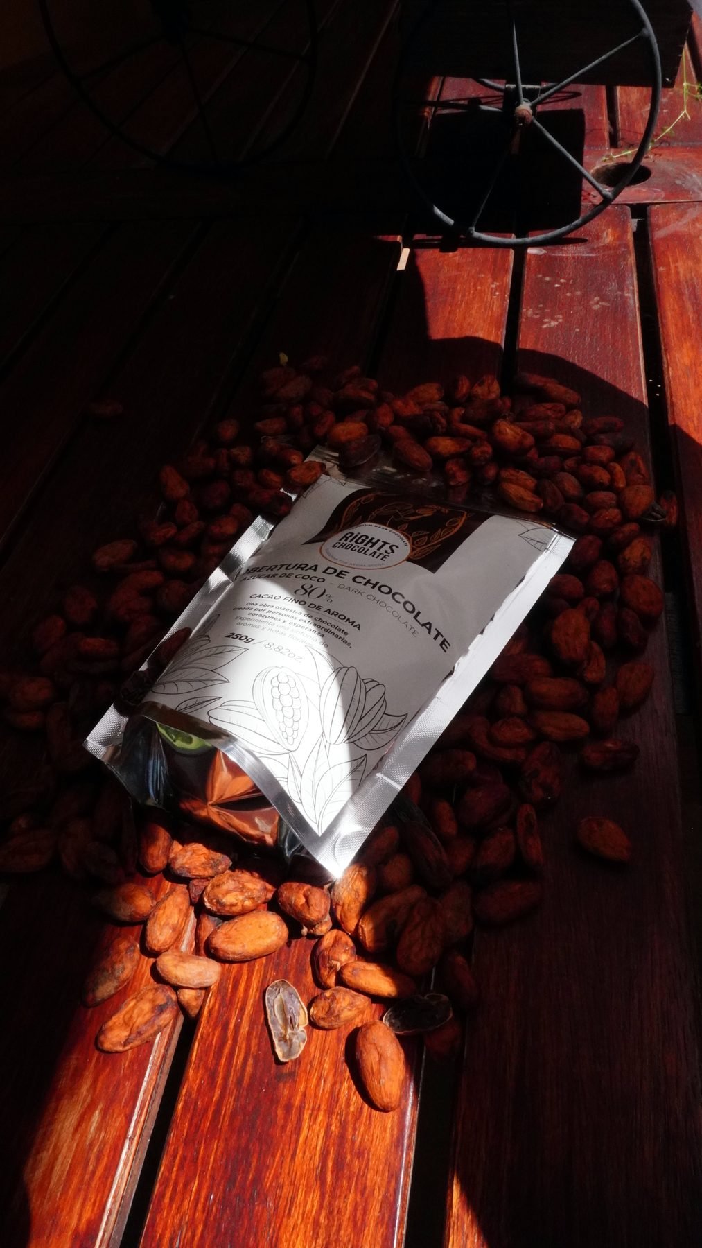 Bolsa de cobertura Rights entre granos de cacao